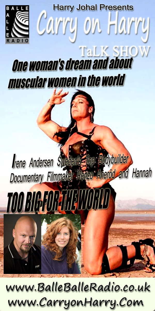 Irene Andersen Sweeden Body Builder is documented into a documentary film by filmmakers from Sweden Renzo Aberod and Hannah