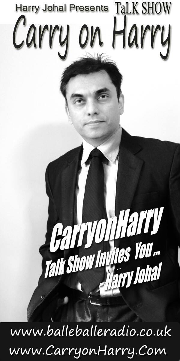 CarryonHarry Talk Show Host Harry Johal from Singapore