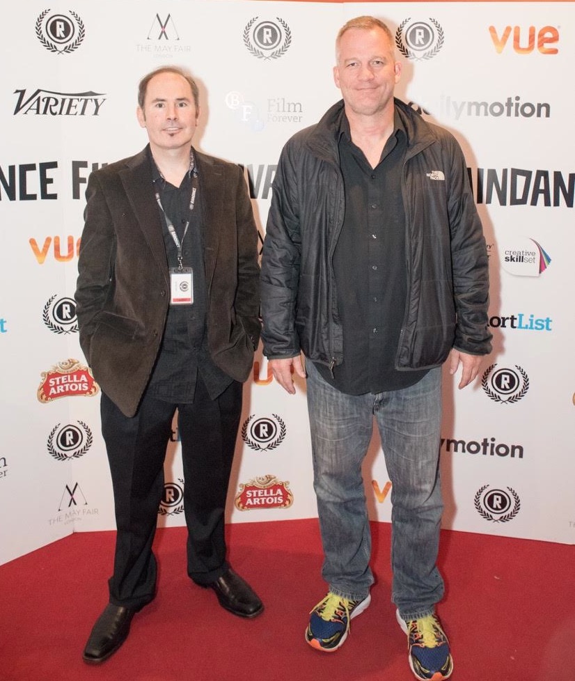 James Declan Tobin and Gordy Hoffman represented Dog Bowl at its International Premiere Raindance Film Festival (2015)
