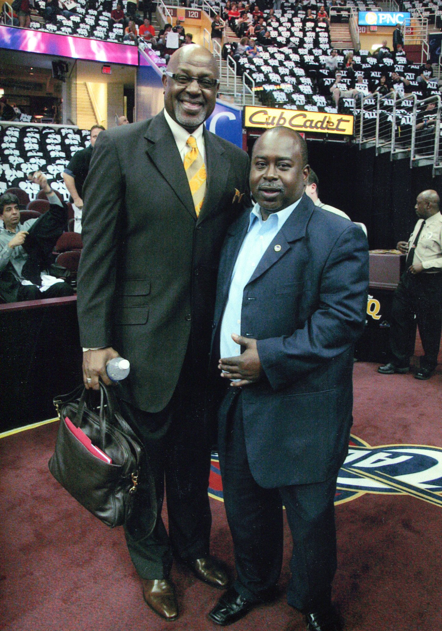 Campy Russell at a Cleveland Cavaliers Game