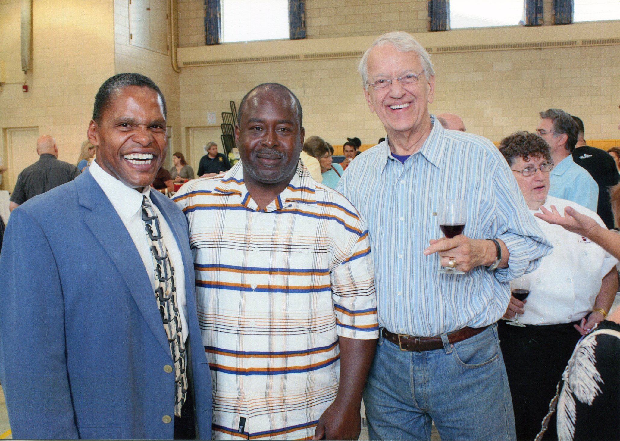 Stan, Joey, Fred at a Feast