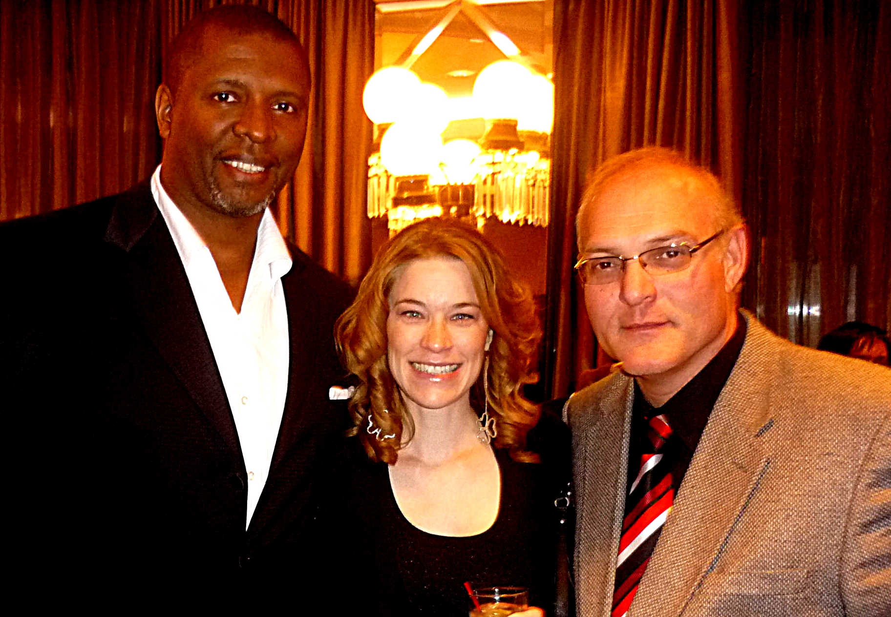 Scooter McCray, Alicia Lambert, Bill Branca, Denzel Washington, Boy's Club Dinner 2012