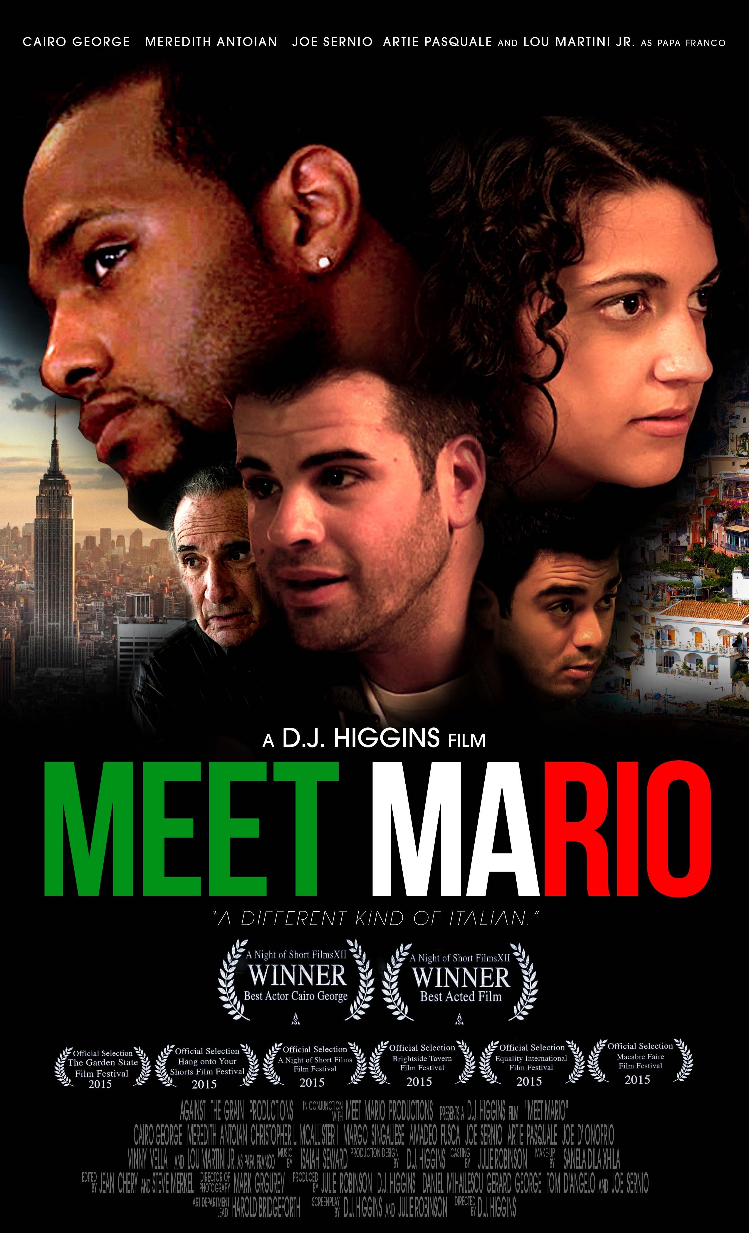 Joseph D'Onofrio, Lou Martini Jr., Artie Pasquale, Joe Sernio, Harold Bridgeforth, Daniel Mihailescu, Isaiah Seward, Mark Grgurev, Woodlene Alexis Adeyemo, Cairo Luther George, David J. Higgins, Jean Chery, Julie Robinson and Gerard George in Meet Mario (2015)