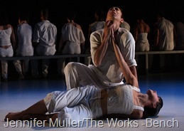 Performing Jennifer Muller's Bench at the Joyce Theatre, NYC.