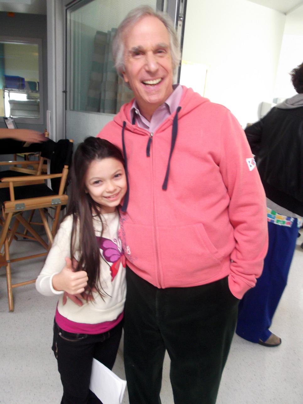 Nikki Hahn and Henry Winkler 