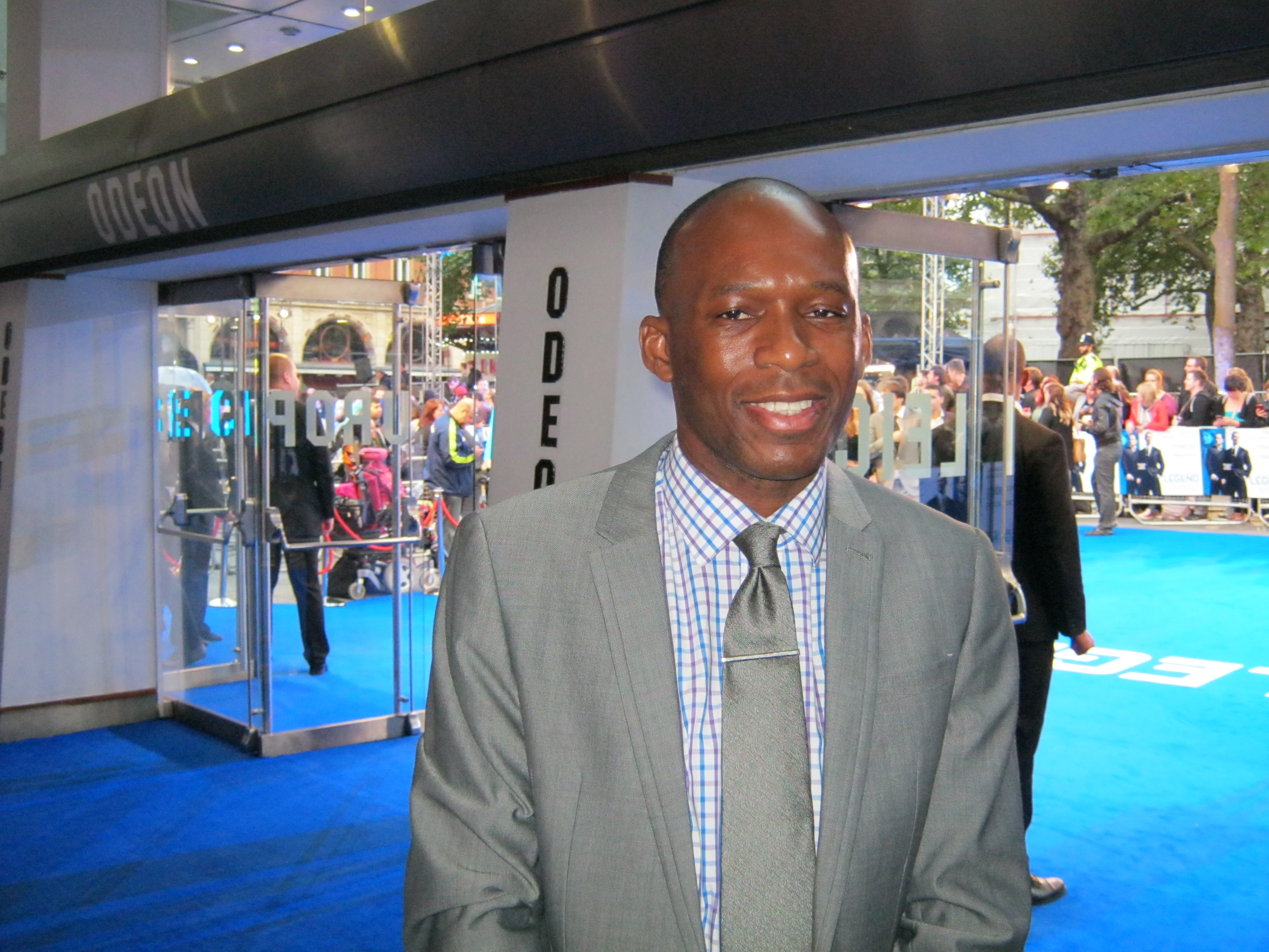 David Olawale Ayinde, Actor at Film Premiere of the Film The Legend, Odeon London Leicester Square