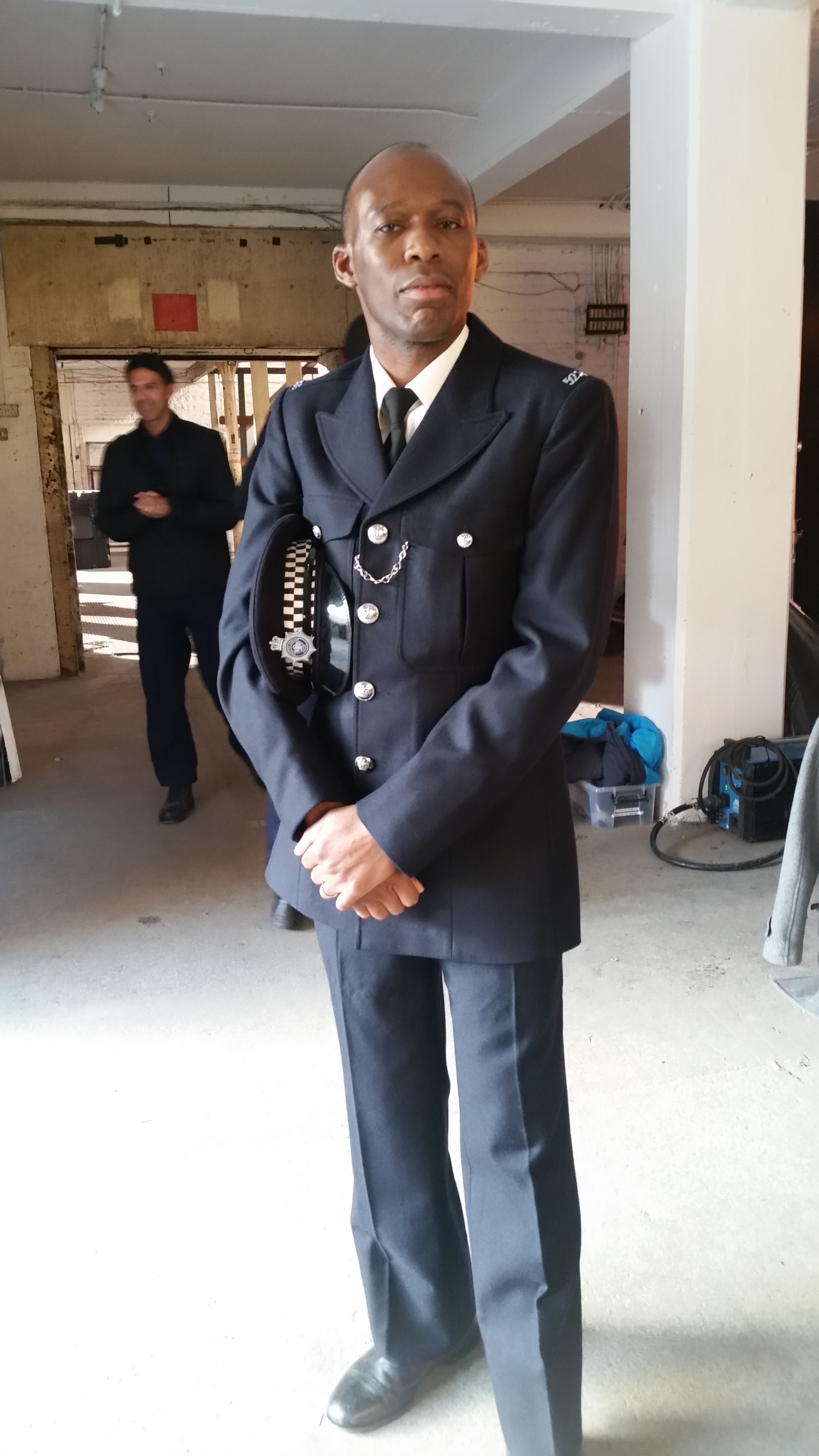 David Olawale Ayinde, as a Naval Police Officer in BBC1 Drama SILENT WITNESS