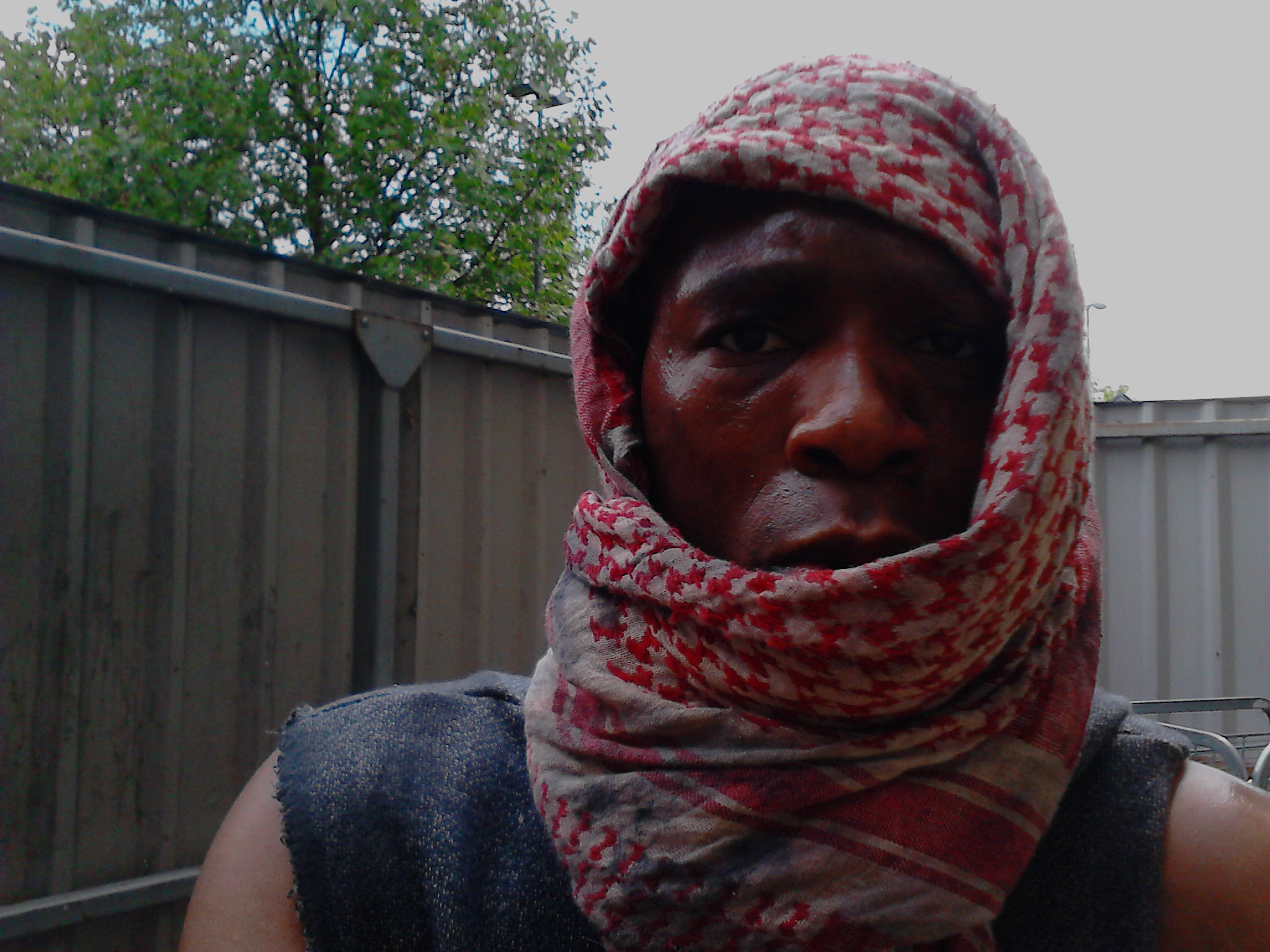 David Olawale Ayinde as a Somalian Ship Worker on film set of Avengers 2 Film
