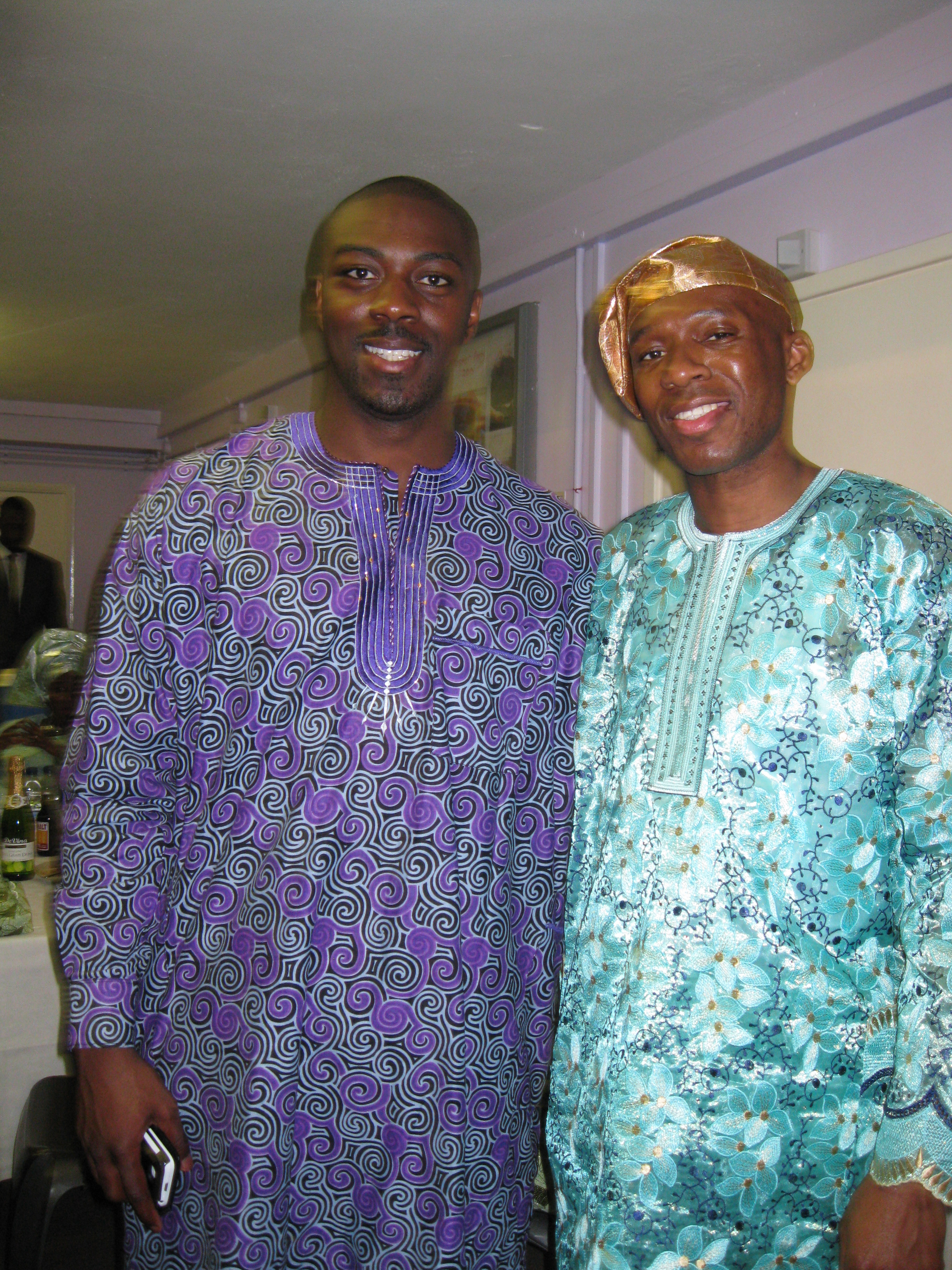 David Olawale Ayinde, Actor with Fellow Actor and Famiy Friend David Ajala