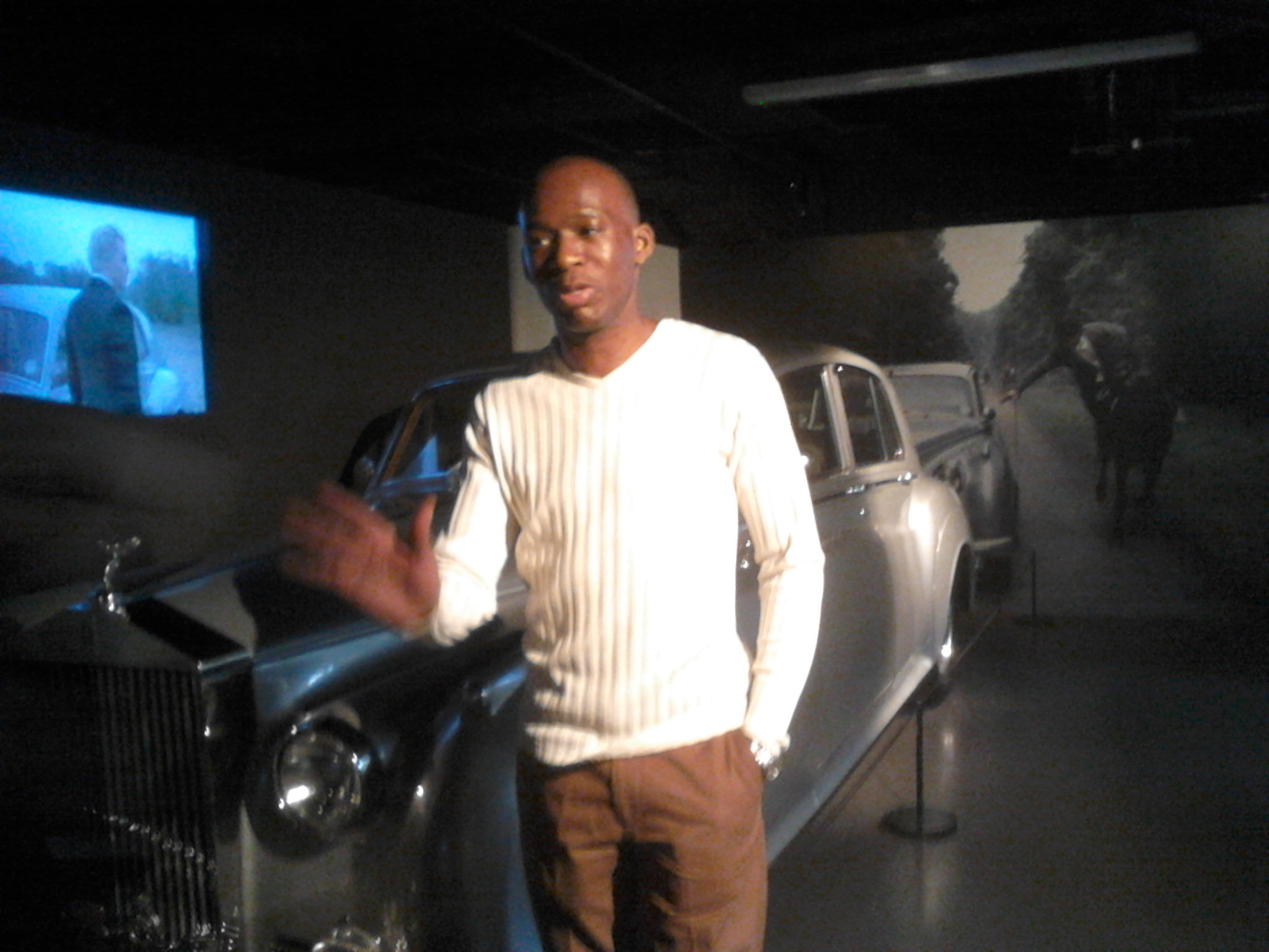 David Olawale Ayinde,Actor at James Bond Film Promotion Gadget Exhibition, London,UK