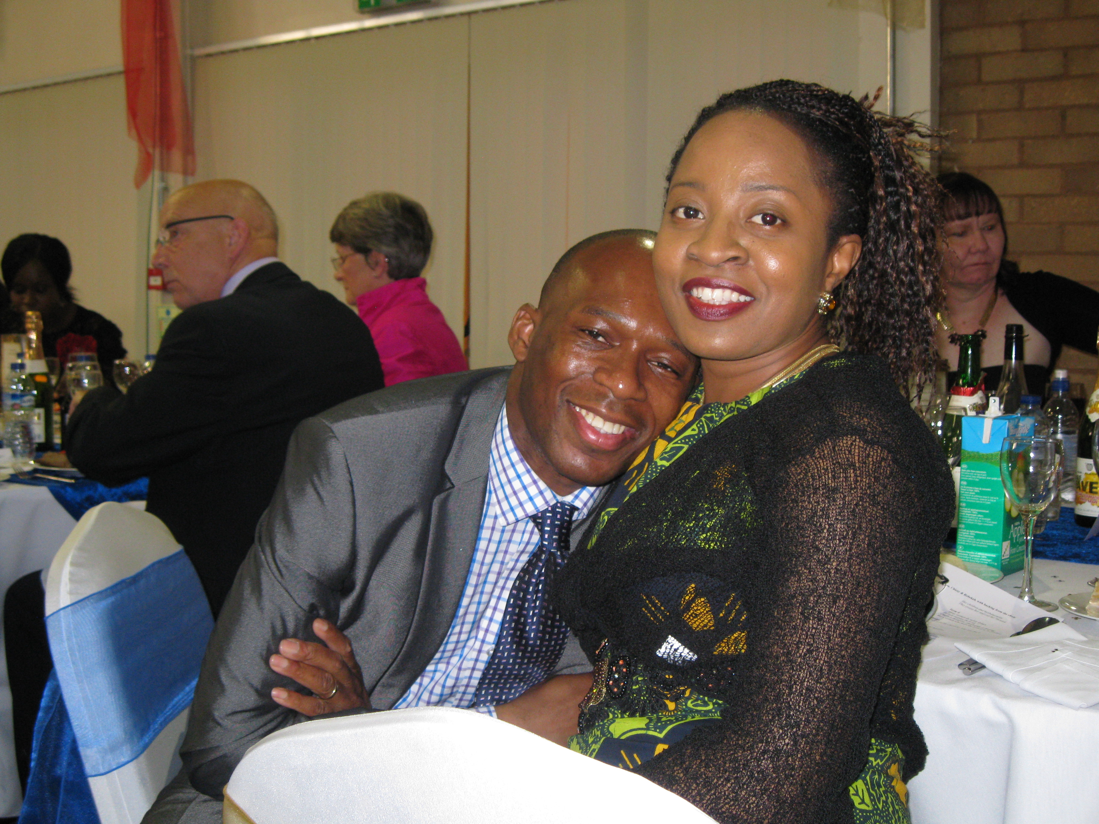 Actor David Olawale Ayinde & Wife Patricia Ngozi Ayinde, at Social Event