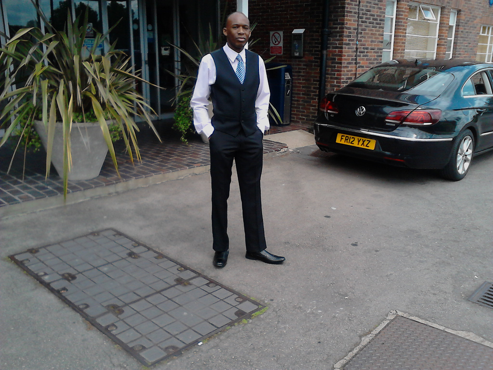 David Olawale Ayinde, Actor; On Set at Teddington Film Studios, London,UK