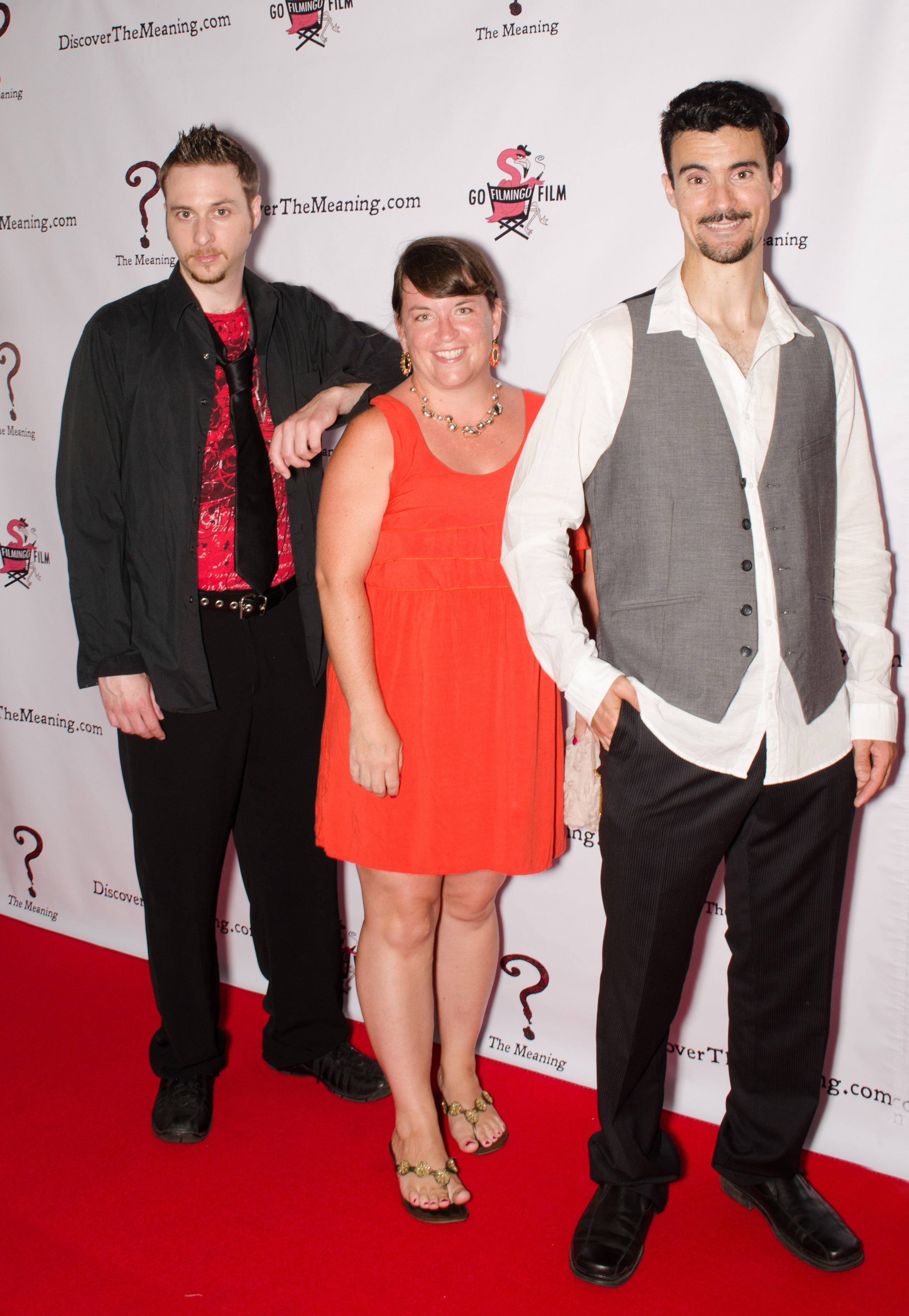 Ian J. Keeney at The Meaning premiere with Patti MacCracken and Paul MacCracken