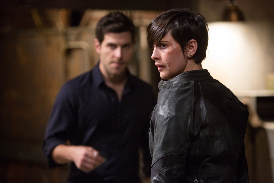 Still of David Giuntoli and Jacqueline Toboni in Grimm (2011)