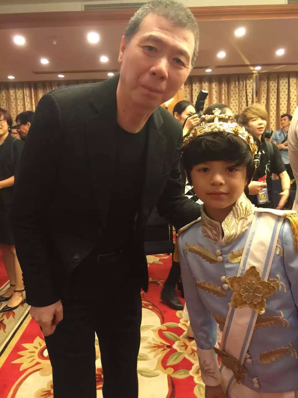 Feng Xiaogang (冯小刚) & Jozef Waite (西蒙子) at the Shanghai International Film Festival 2015 - Jackie Chan Action Movie Week Gala Night.