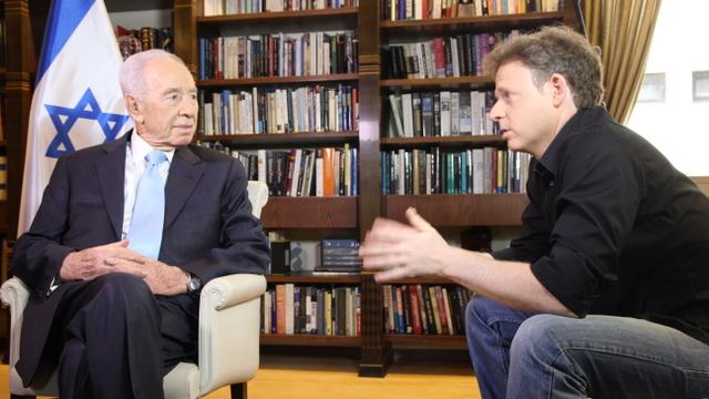 Lior Schleien with President of Israel Mr. Shimon Peres