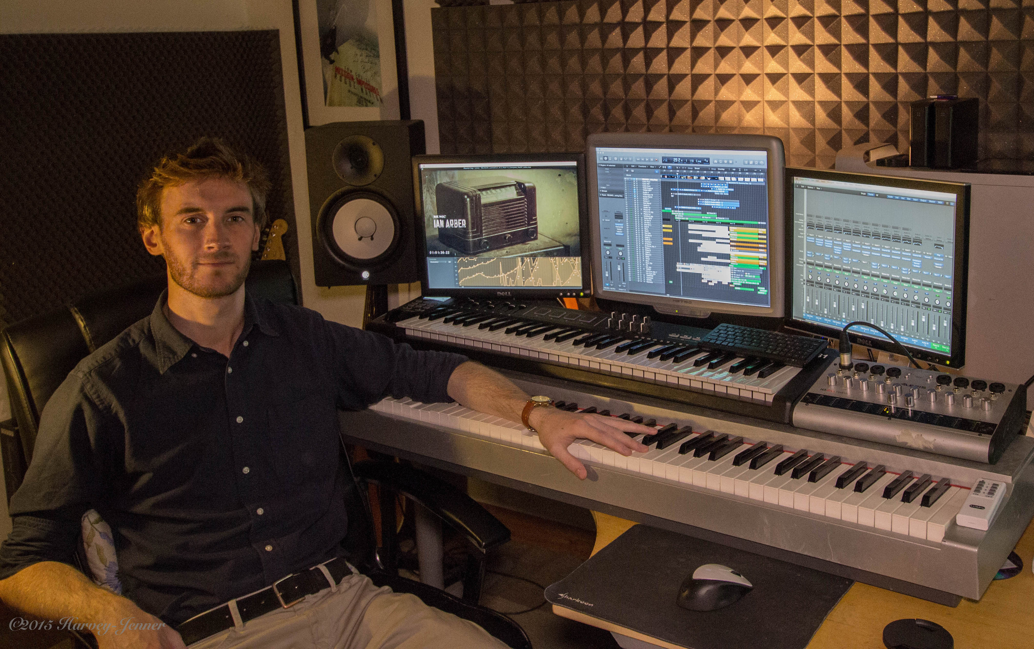 Ian Arber in his studio.