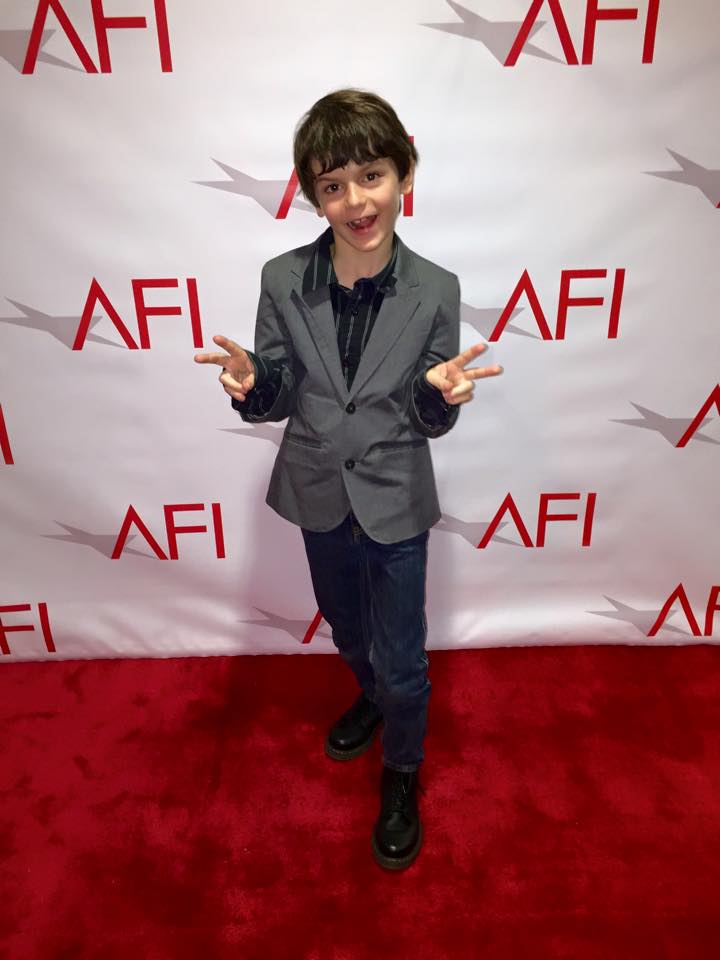 Zachary Rifkin at the AFI premiere of Starman.