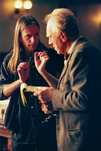 Director Scott Hicks with Max von Sydow