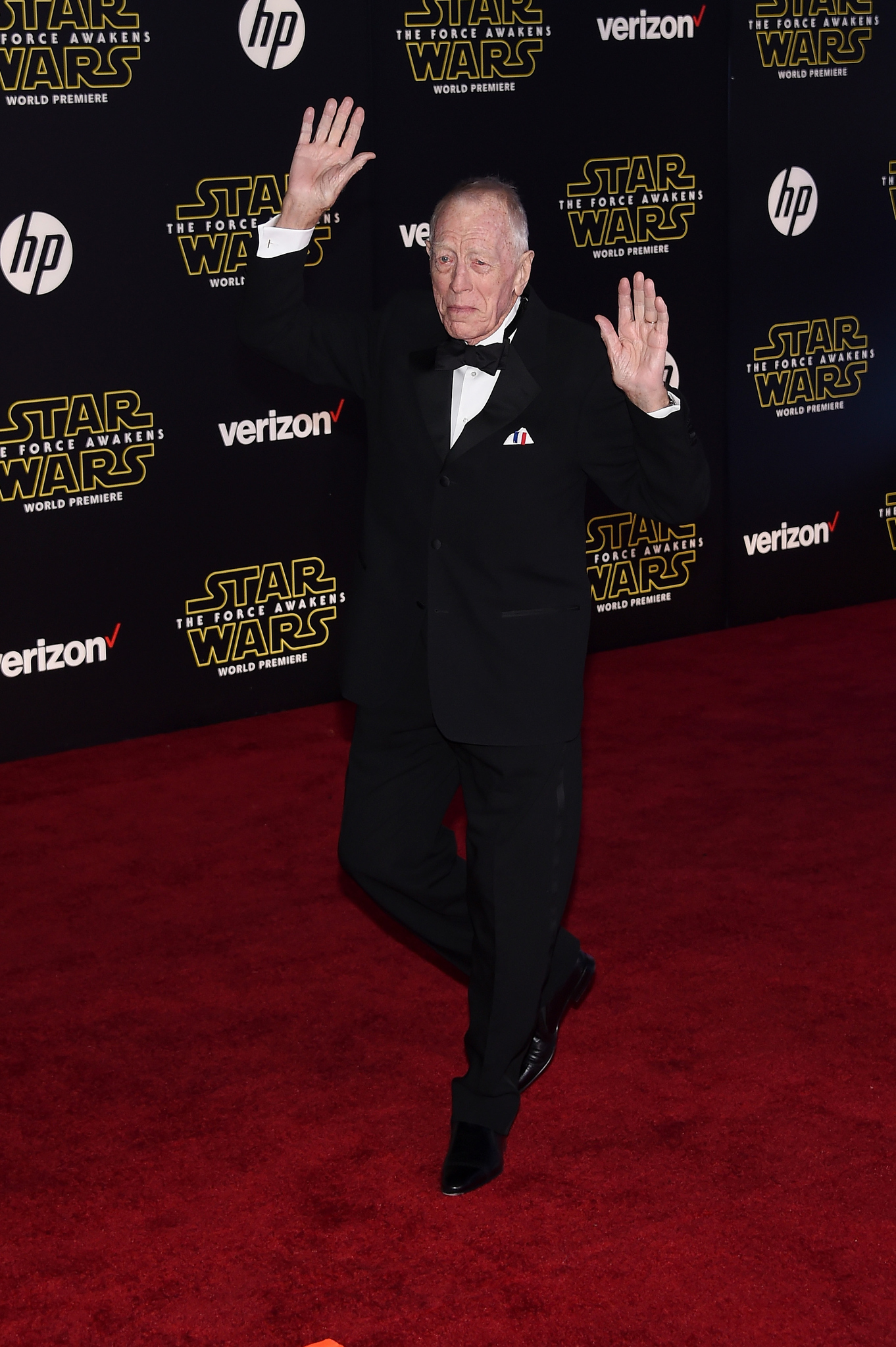 Max von Sydow at event of Zvaigzdziu karai: galia nubunda (2015)