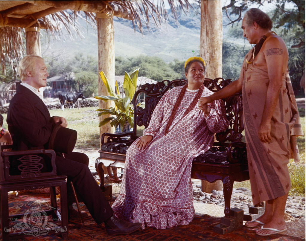 Still of Max von Sydow and Jocelyne LaGarde in Hawaii (1966)