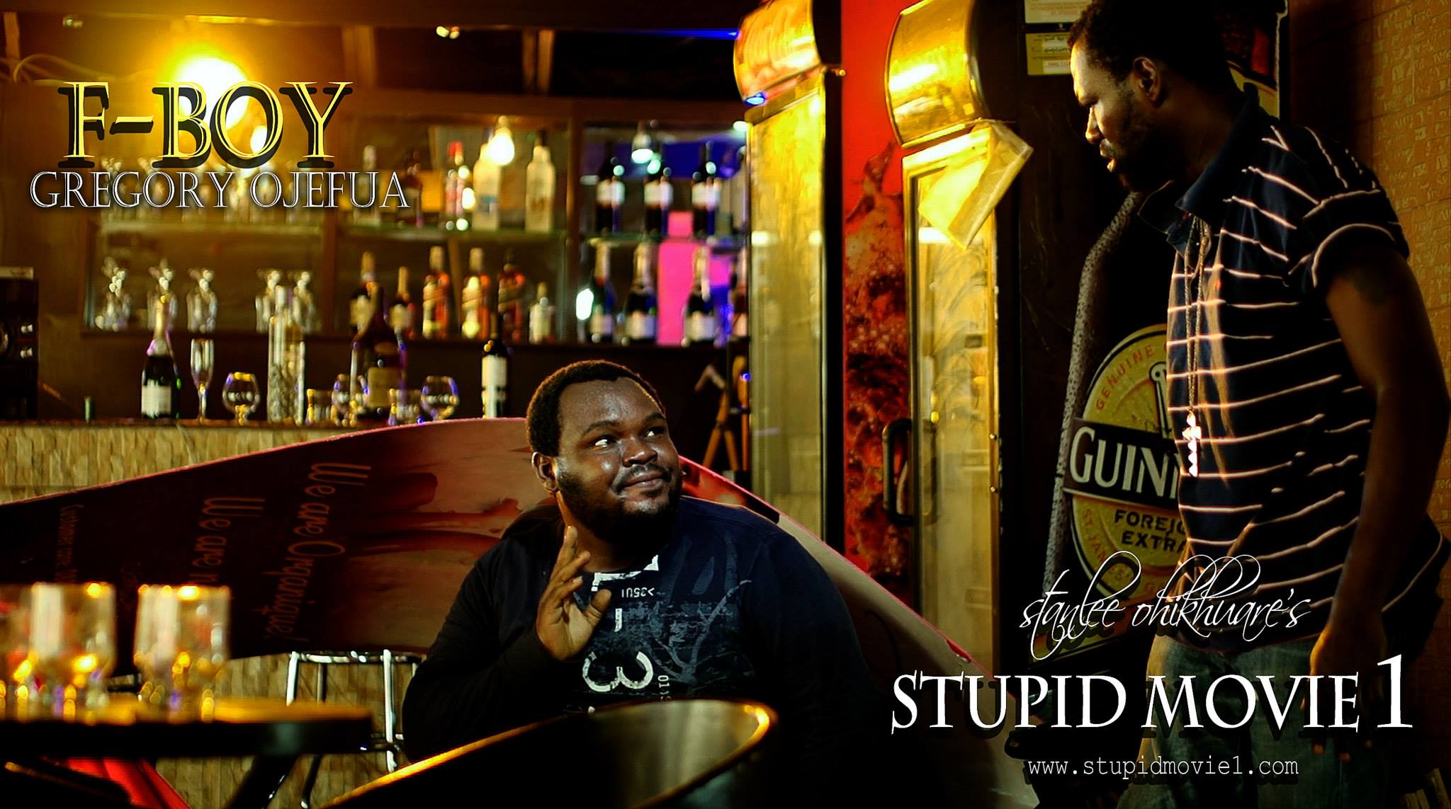 CHARACTER POSTER (F-BOY - Gregory Ojefua) for Stanlee Ohikhuare's STUPID MOVIE 1