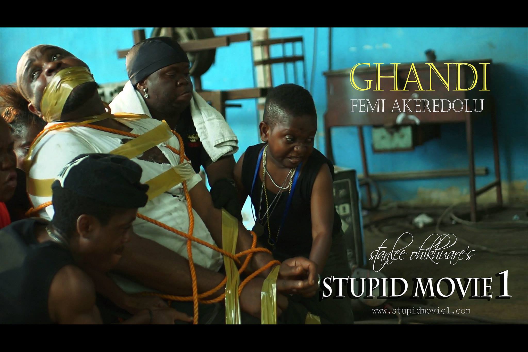 CHARACTER POSTER (GHANDI) for Stanlee Ohikhuare's STUPID MOVIE 1