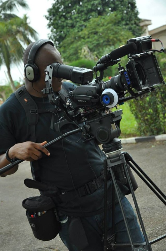 Stanlee Ohikhuare - Behind the Camera(On set in Benin City, Edo State - Nigeria)