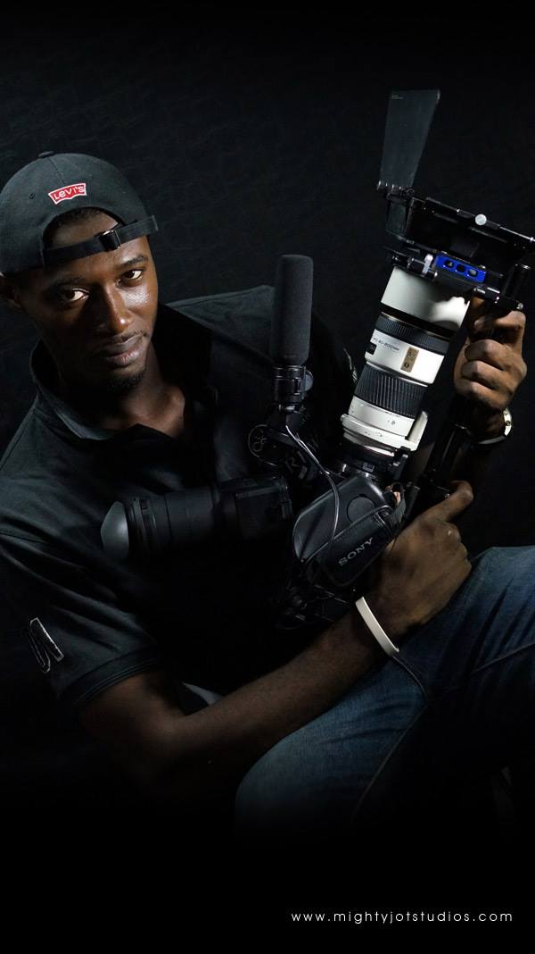 Charles Ndulue (AKA SKY) One of the Crew Members at Mighty Jot Studios who shot 