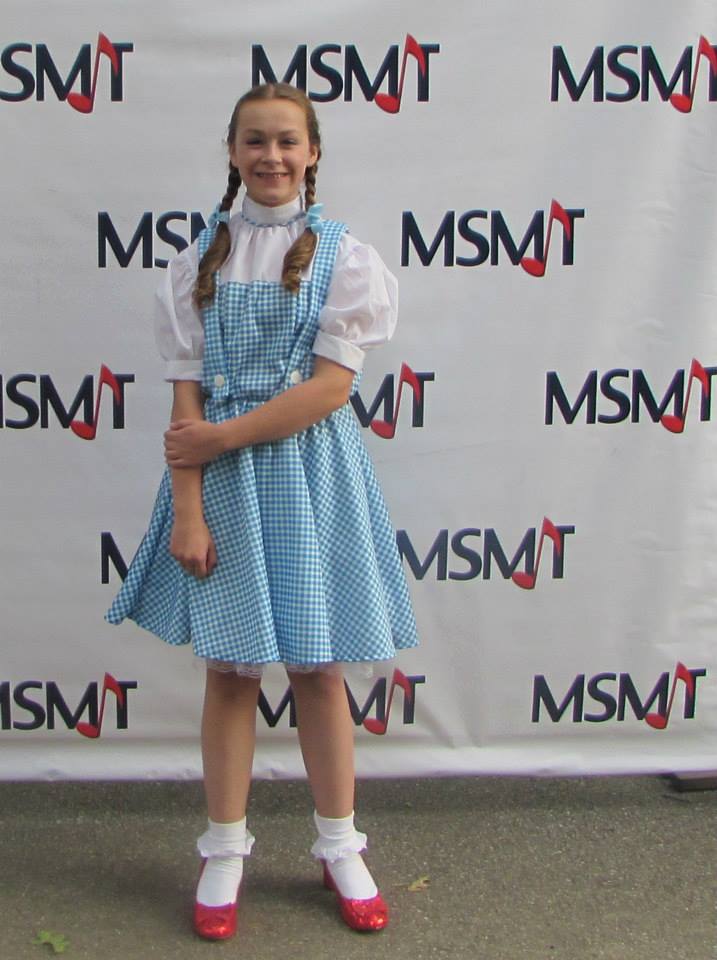 Hannah as Dorothy