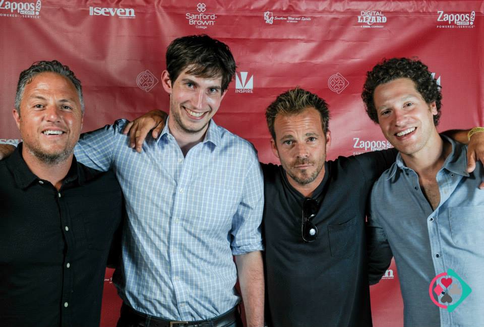 Chris Ramirez, Sean Carey, Stephen Dorff and Gabe Polsky at the 2014 Las Vegas Film Festival opening gala for a special screening of The Motel Life.