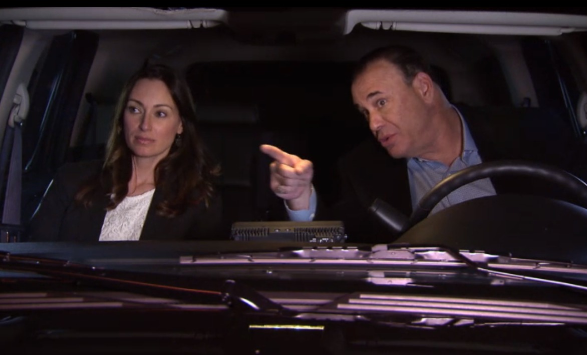 Mia Mastroianni with Jon Taffer in Bar Rescue, episode 