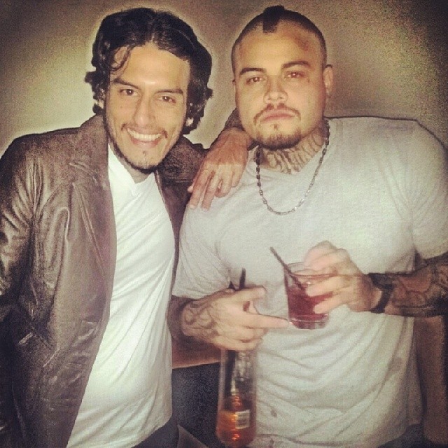 With my good friend actor Richard Cabral.