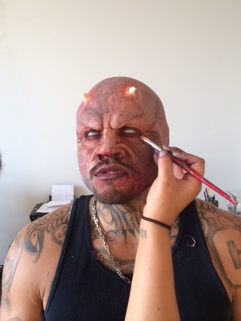 Make up & prosthetics work for a feature film 