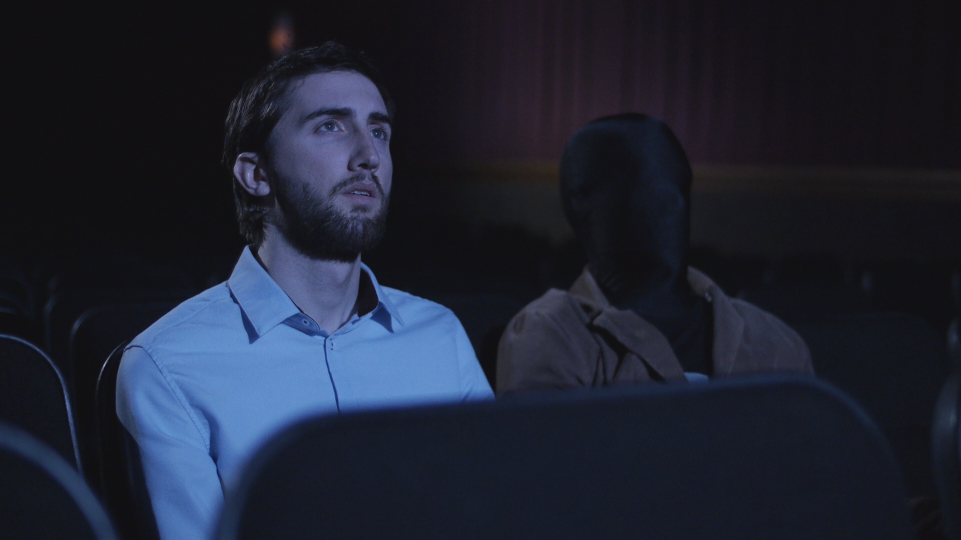 Richard Kidney alongside Director Z.W. Wheeler at the Clayton Theater, DE in 'The Trail (2014)'