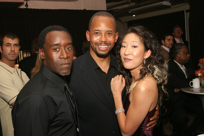 Don Cheadle, Michael Boatman and Sandra Oh