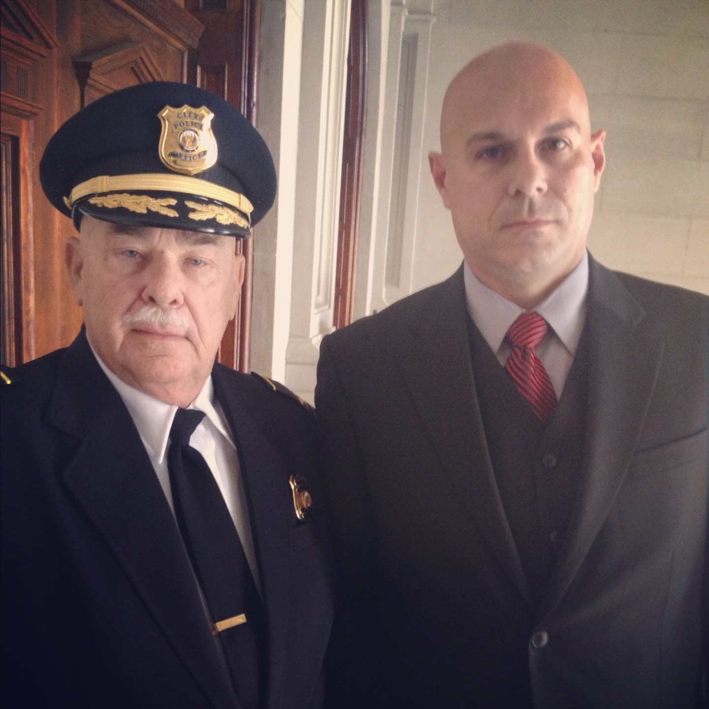 With the Commissioner / Police Executive - Ride Along / Georgia State Capital Building