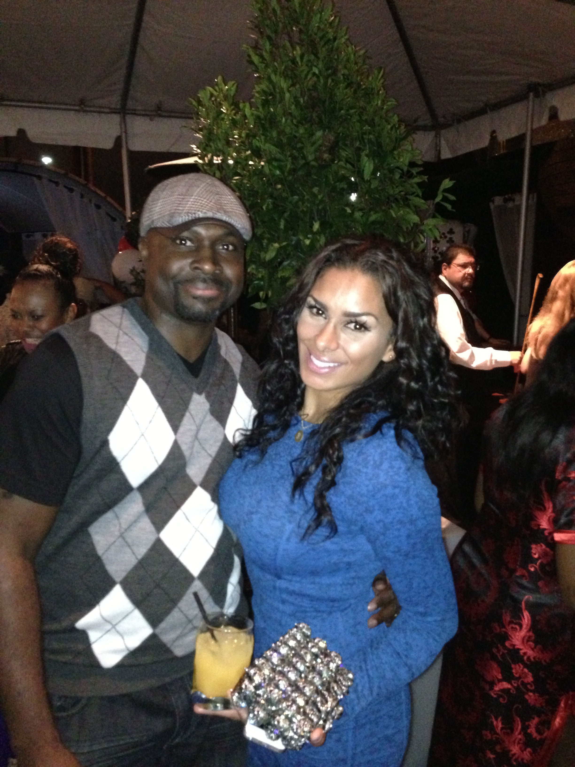 Tjay with Laura Govan