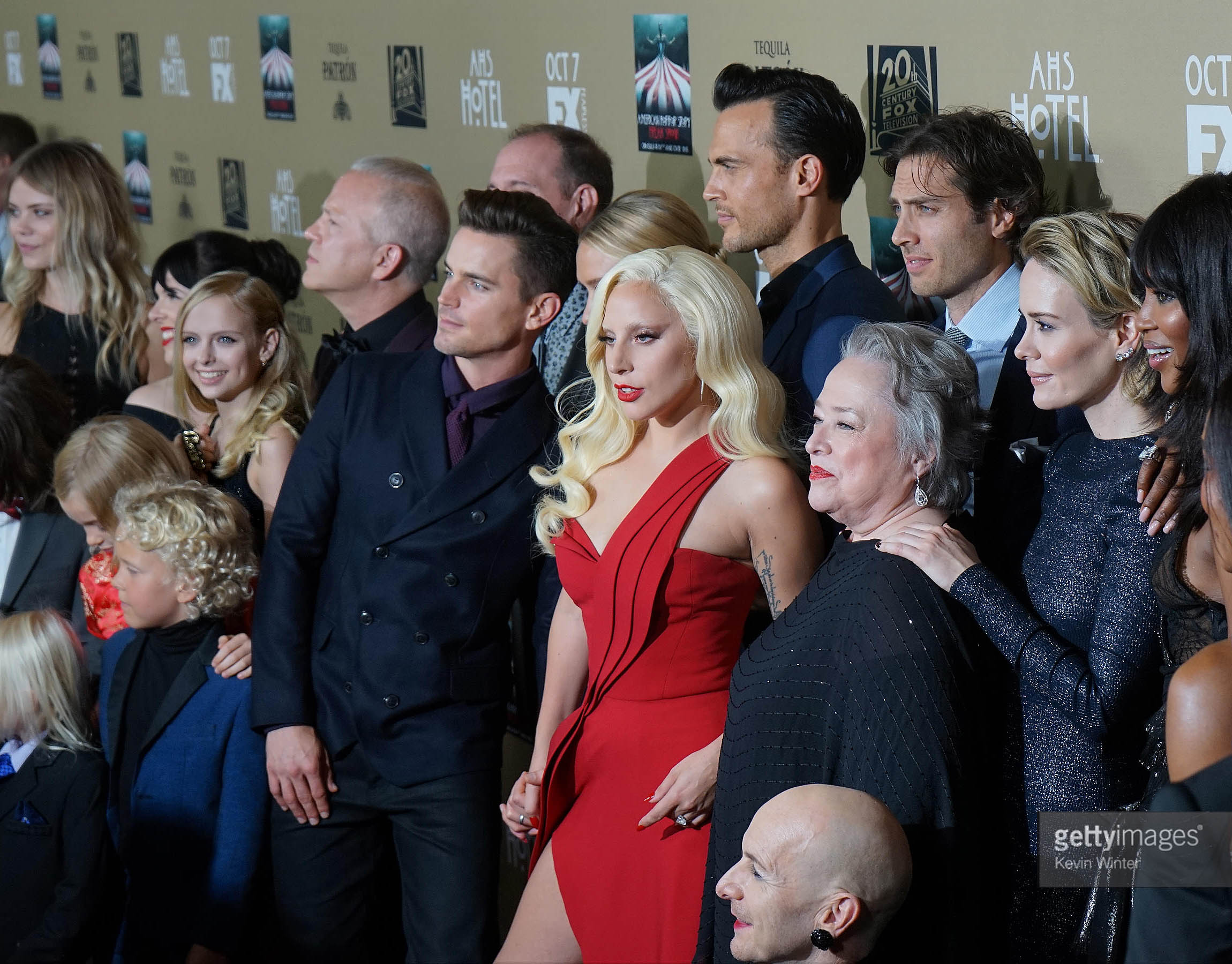 AHS cast attends the premiere screening of FX's 'American Horror Story: Hotel' at Regal Cinemas L.A. Live on October 3, 2015 in Los Angeles, California.