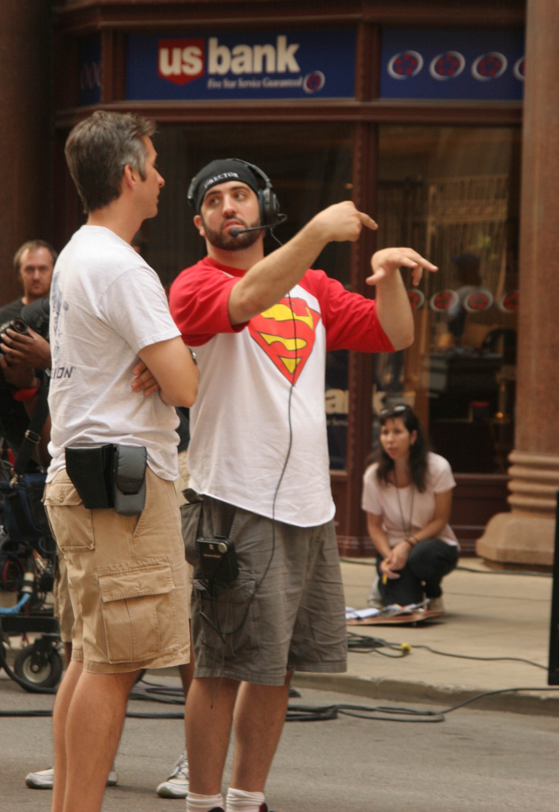 Rick Sobin (DP) and Michael D Lynch (Director) discuss a Techno-crane shot for BURDEN. www.burdenthemovie.com watch the video journals 6 and 7. www.myspace.com/burdenthemovie