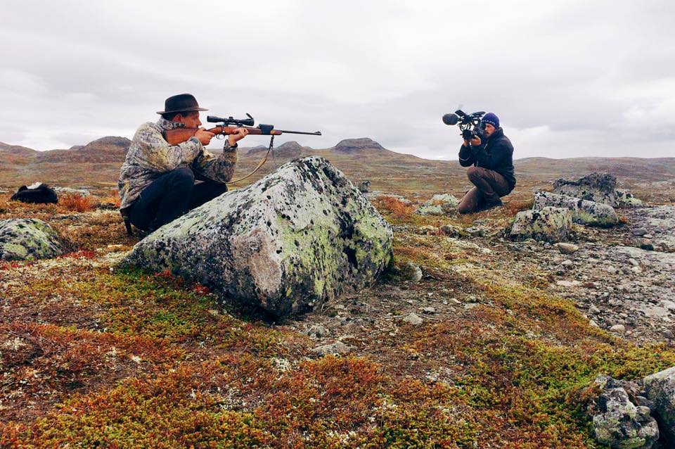 Lothepus and Stian while shooting Season 2 of Fjorden Cowboys