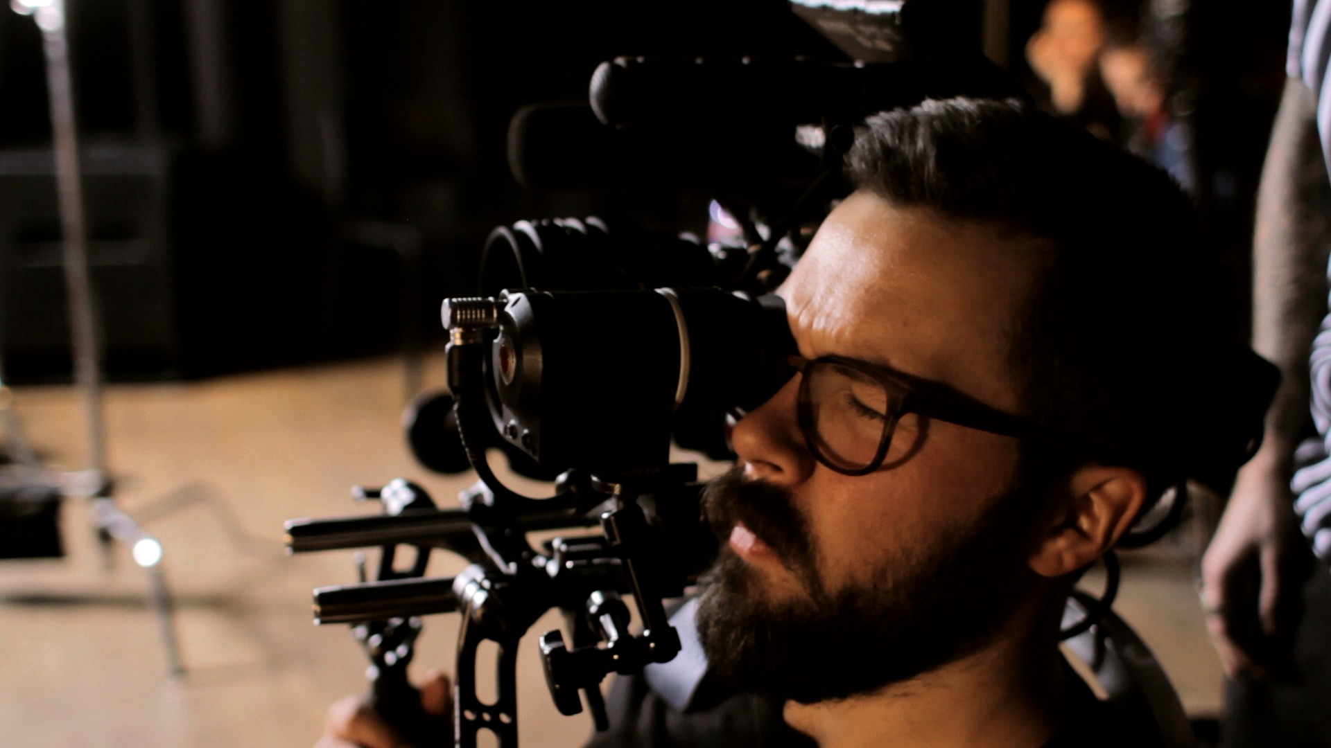 Stian Servoss durring Madcon - Don't Worry music video shoot.