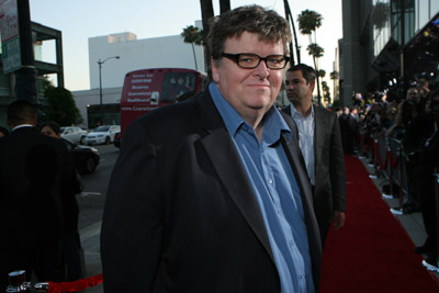 Michael Moore at event of Sicko (2007)
