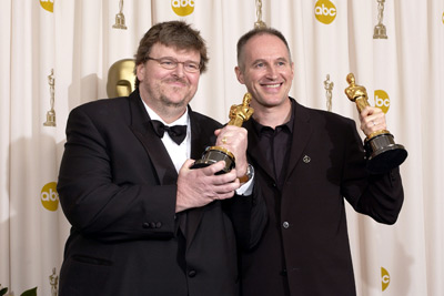 Michael Donovan and Michael Moore
