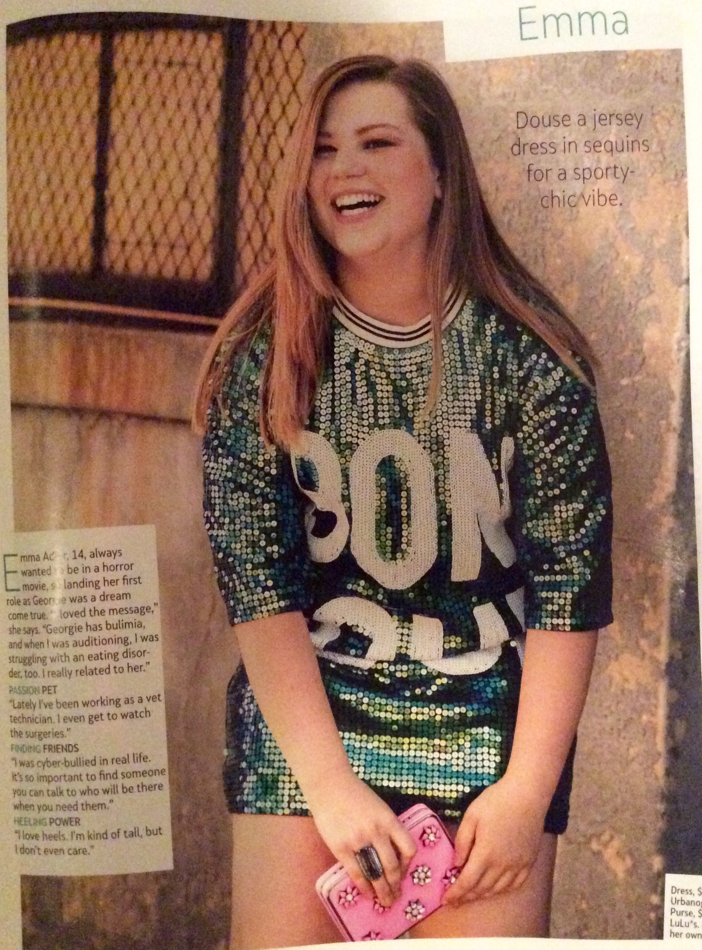 Model: Emma Adler Girls Life Magazine Holiday Issue Jan. 2016