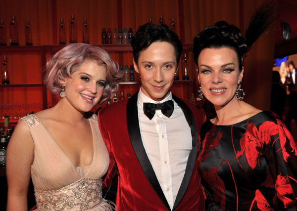 Debi Mazar, Kelly Osbourne and Johnny Weir at event of The 82nd Annual Academy Awards (2010)