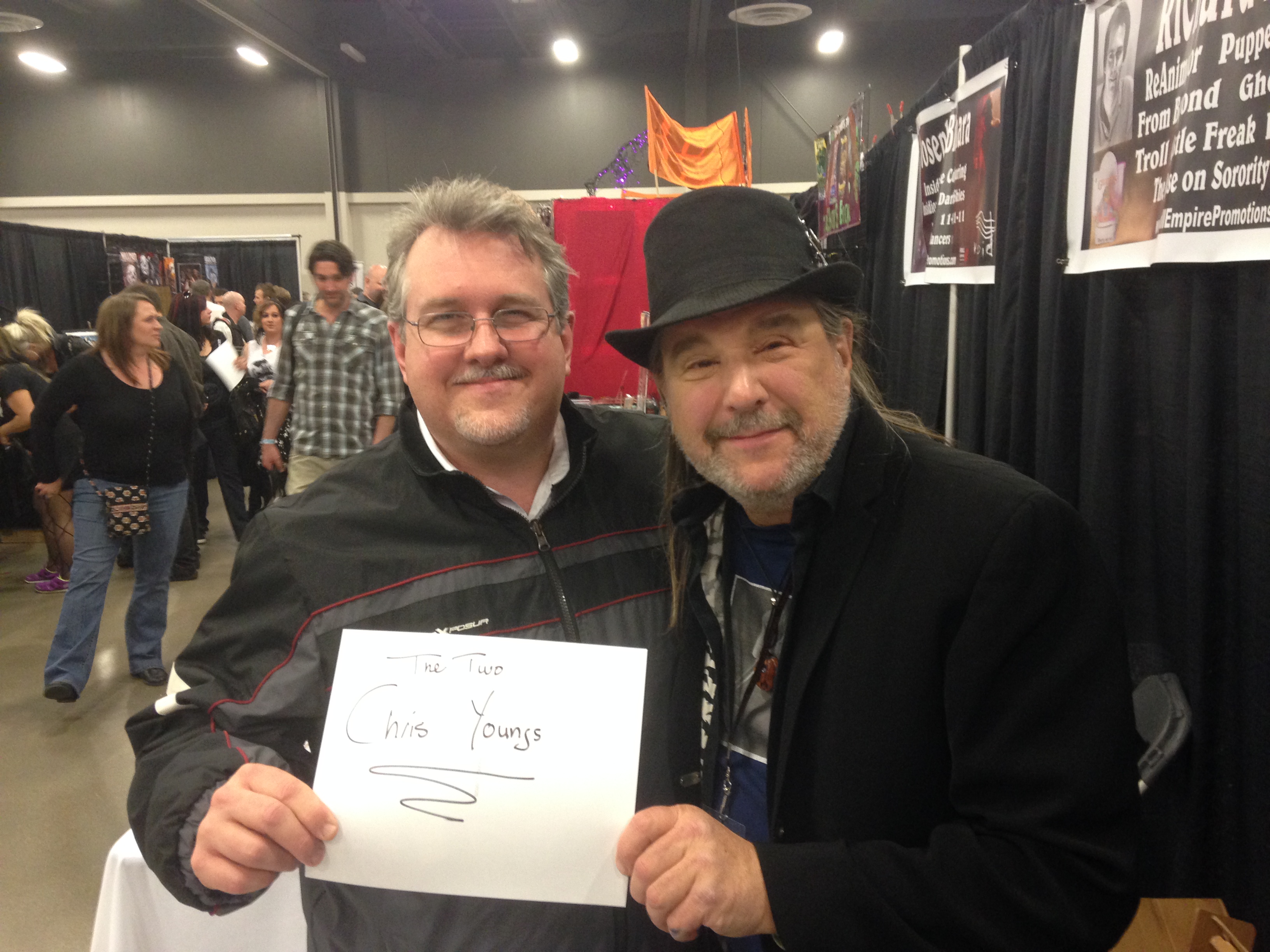 Chris Young and Christopher Young at HorrorHound Weekend 2014