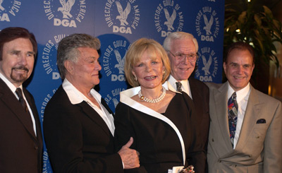 Tony Curtis, Corinne Cole, Rich Little, Gary Owens and Robert H. Schuller
