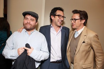 Robert Downey Jr., Zach Galifianakis and Todd Phillips