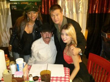 Rick Lee with actresses Maria Alexandra & Stephanie West & actor Chavita Almada (nephew of actor Mario Almada)